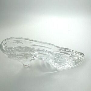Vintage Cinderella Glass Crystal Slipper Shoe Figurine